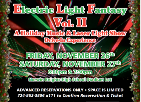 ELF Vol II Laser Light Show Flyer