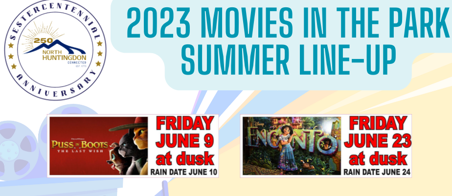 2023 Movies in the Park Summer Lineup