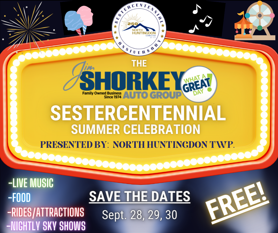 Our Jim Shorkey Sestercentennial Summer Celebration Save the Dates Sep 28-30