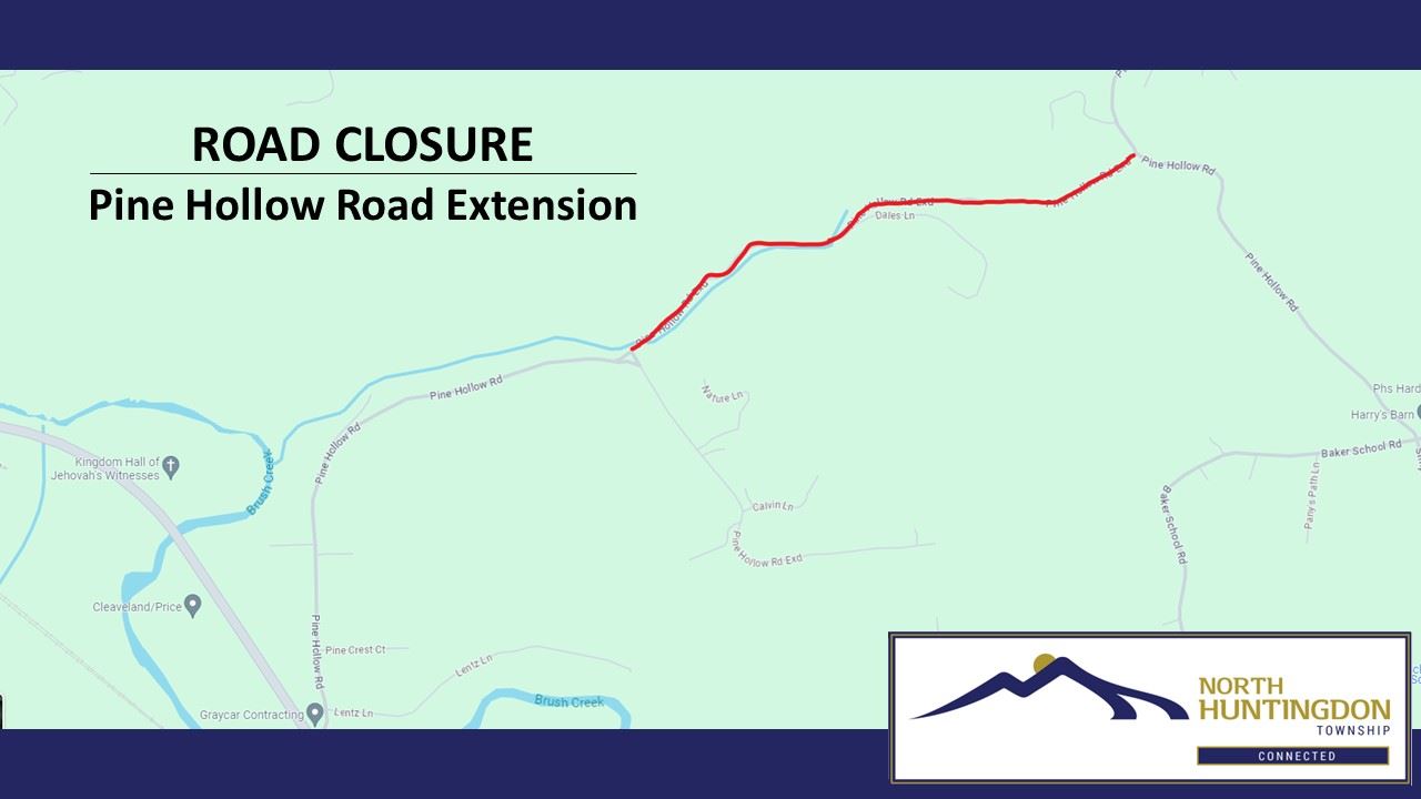 Pine Hollow Road Closure