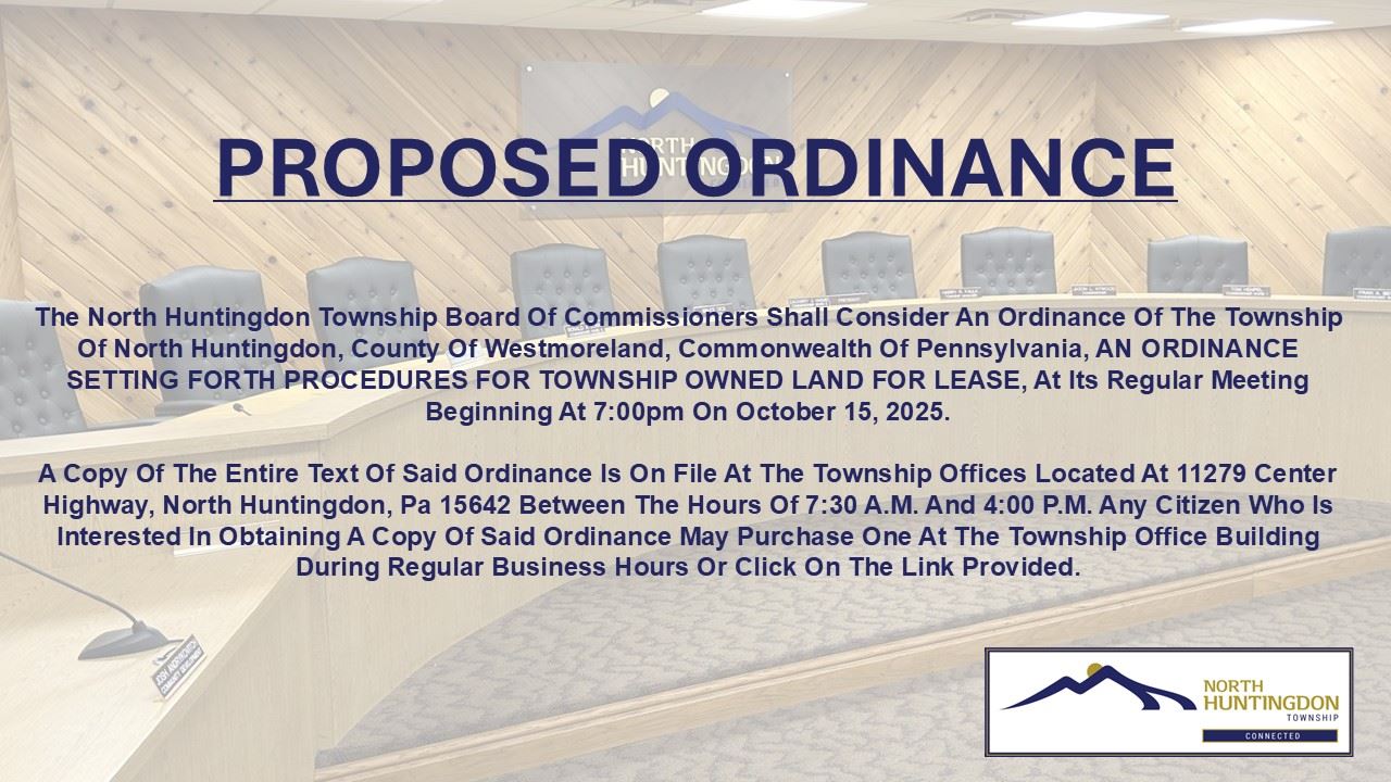 Proposed Ordinance