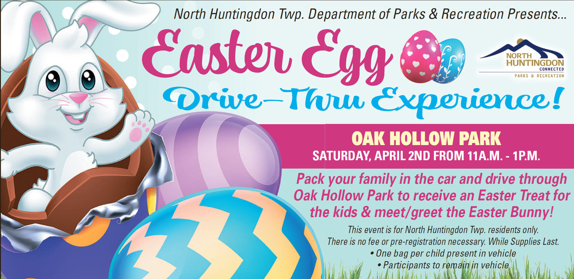 easter egg drive through