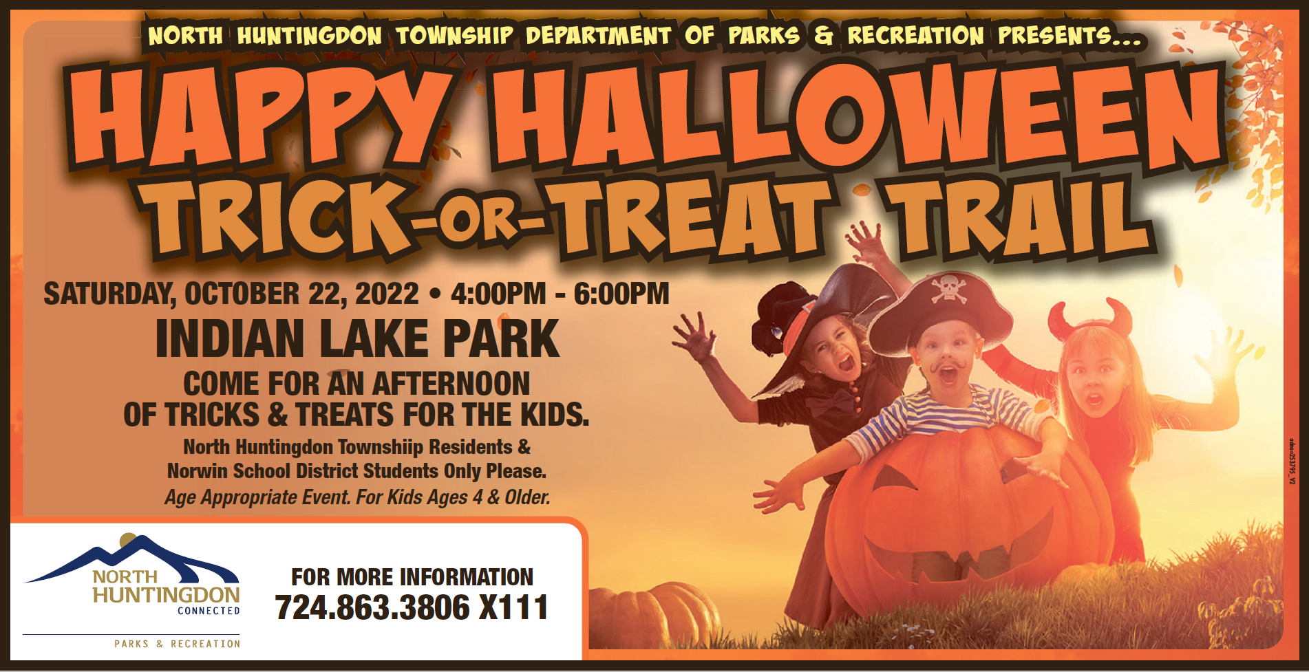 Trick or Treat Trail 2022 Flyer